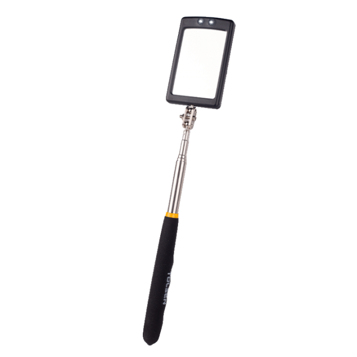 Дзеркало оглядове телескопічне з LED підсвіткою Tolsen