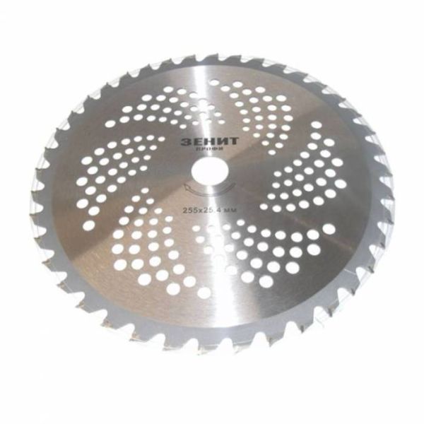 Диск для тримера 255x25.4mm 40 TCT Light Зенит Диск для тримера 255x25.4mm 40 TCT Light Зенит