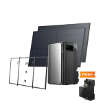 Комплект EcoFlow STREAM ULTRA/Solar Panel 2*400 з кріпленнями Balcony Hook Kit/Розумний лічильник Smart Meter