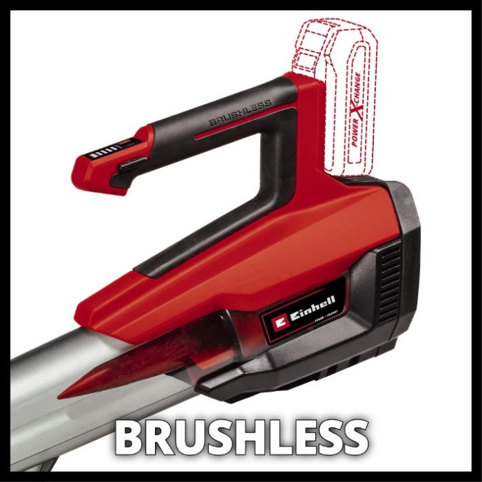 Повітродувка акумуляторна Einhell GP-LB 18/200 Li GK - Solo (3433550) Безщітковий двигун, Turbo, 18 В