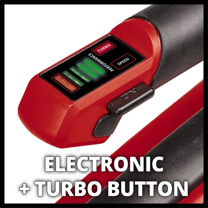 Акумуляторна повітродувка Einhell GP-LB 18/200 Li E - Solo (3433555) 18 В. Безщітковий двигун, Turbo-режим, регулювання швидкості, Power X-Change.