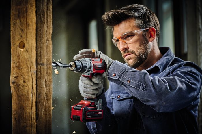 Дриль акумуляторний ударний Einhell TP-CD 18/60 Li-i BL - Solo (4514205) 18 В, 60 Нм. Безщітковий двигун, 2 швидкості, металевий патрон 13 мм, LED