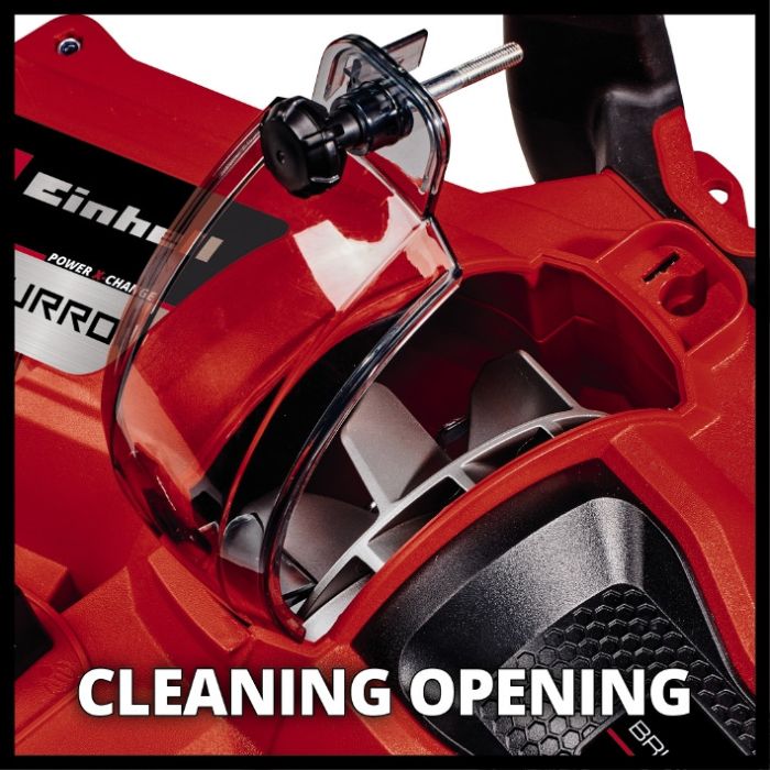 Акумуляторний садовий пилосос Einhell VENTURRO 36/240 (3433640) Всмоктування 740 м³/год, видування 240 км/год, TURBO, подрібнення 10:1, мішок 45 л