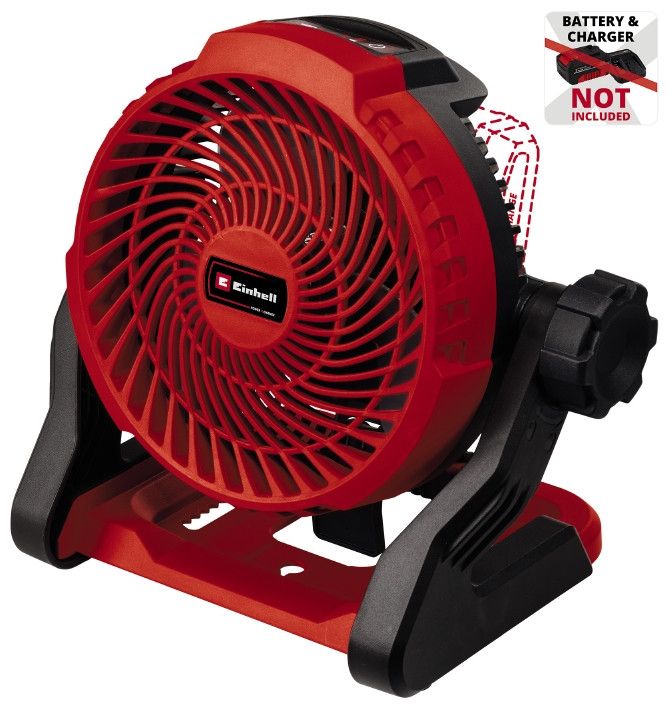 Акумуляторний вентилятор Einhell GE-CF 18/2200 Li (3408035) 18 В. 3 швидкості, регулювання головки,18 год роботи, Power X-Change