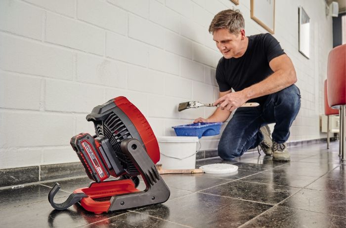 Акумуляторний вентилятор Einhell GE-CF 18/2200 Li (3408035) 18 В. 3 швидкості, регулювання головки,18 год роботи, Power X-Change