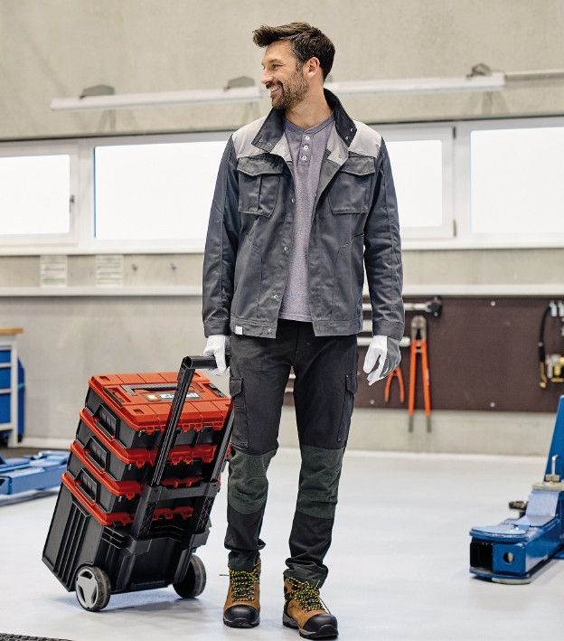 Пластиковый кейс Einhell E-Case L с колесами (4540014)