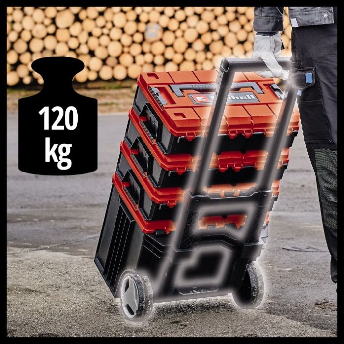 Пластиковый кейс Einhell E-Case L с колесами (4540014)