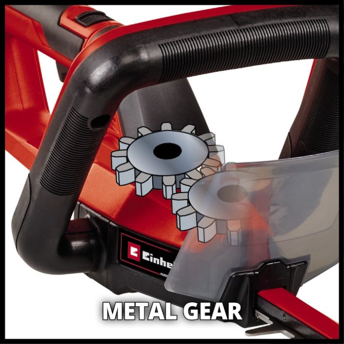 Кущоріз акумуляторний X-Change (без акум.), 18В, лезо 550 мм, довжина різу 500 мм, між ножами 17 мм, поворотна ручка