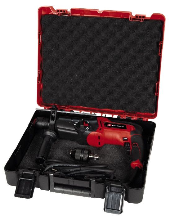 Перфоратор мережевий Einhell TE-RH 950 5F (4257978) 5 функцій, пневматичний удар, 2 швидкості, свердління бетону до 28 мм ,DFR патрон
