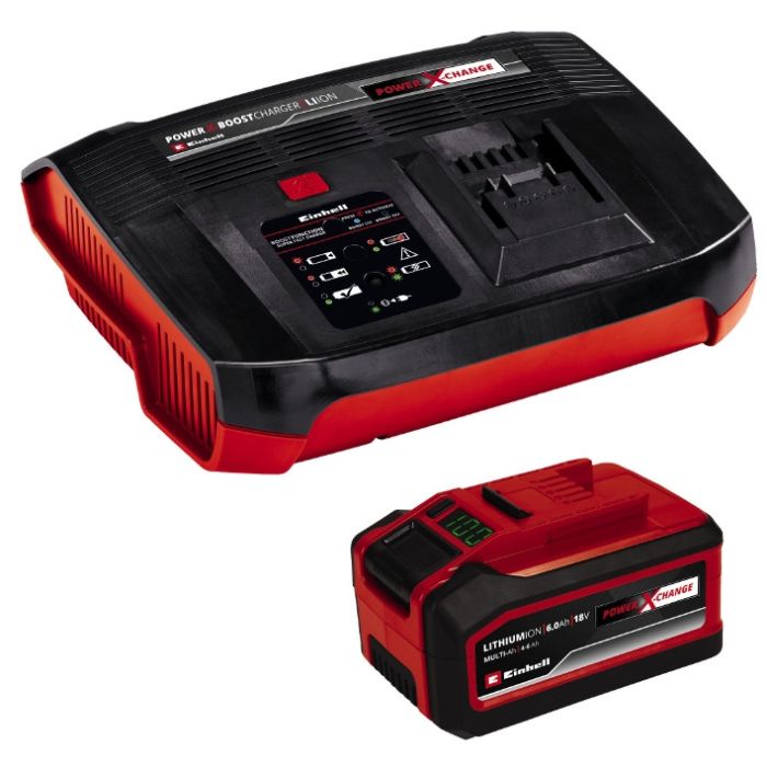 Акумулятор + зарядний пристрій Einhell 18V 4-6 Ah PXC 6A Boostcharger (4512143)