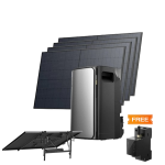 Комплект EcoFlow STREAM ULTRA/Solar Panel 4*400/Сонячний трекер EcoFlow Single Axis Solar Tracker/Розумний лічильник Smart Meter