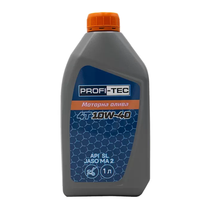 Масло моторное PROFI-TEC 4Т 10W-40 1л (для четырехтактных двигателей полусинтетическое)