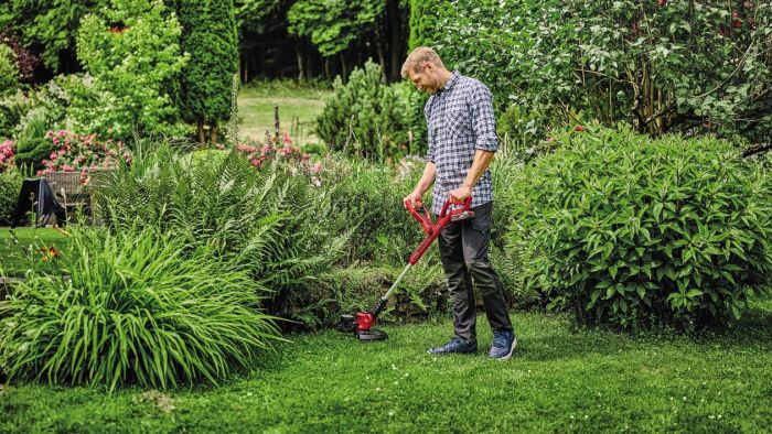 Тример акумуляторний Einhell GE-CT 18/30 Li PXC 18В без АКБ та ЗП (3411250) X-Change  18В, 8500 об/хв, ширина різу 30 см, волосінь 5м/1.6мм