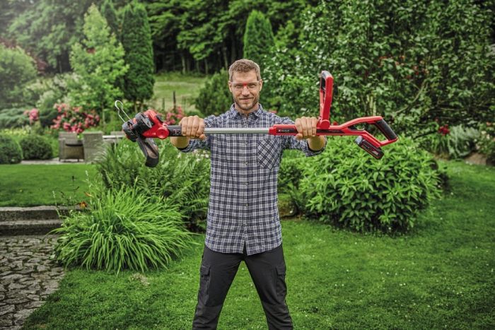 Тример акумуляторний Einhell GE-CT 18/30 Li PXC 18В без АКБ та ЗП (3411250) X-Change  18В, 8500 об/хв, ширина різу 30 см, волосінь 5м/1.6мм