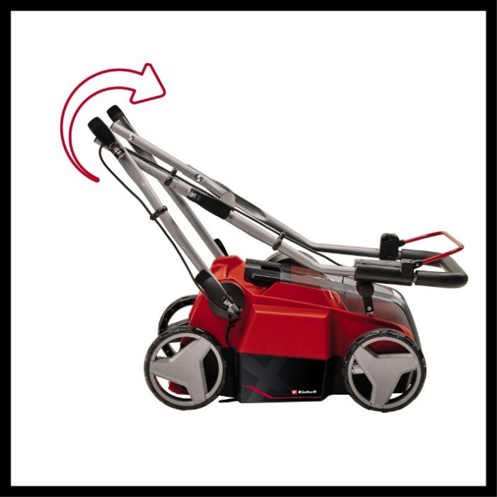 Скарифікатор акумуляторний Einhell GE-SA 36/35 Li - Solo (3420685) 36 В, безщітковий двигун, 16 ножів, 2 вали, травозбірник 28 л