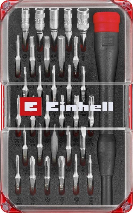 Набор прецизионных бит Einhell, 33 шт, кейс (115010)