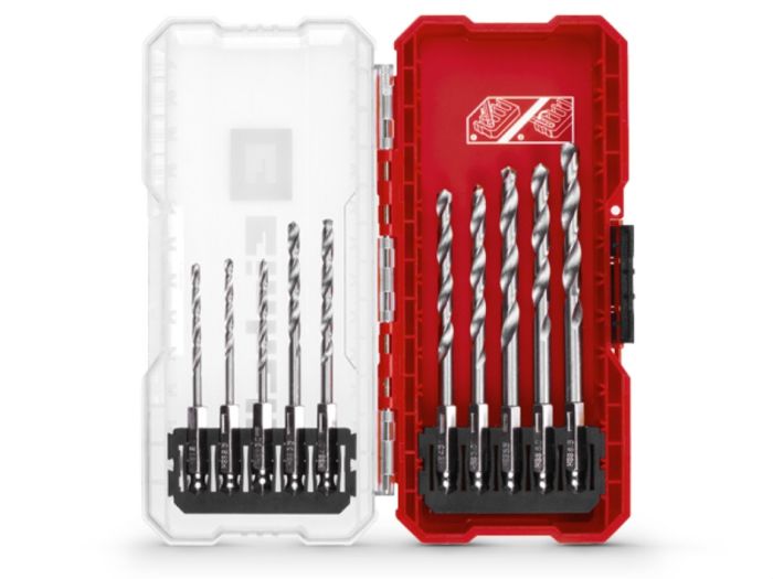 Набор сверл по металлу Einhell HSS, 10 шт, S-Case (108723)