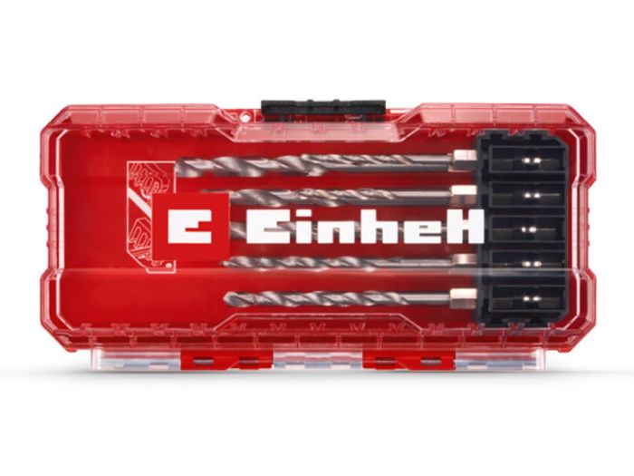 Набор сверл по металлу Einhell HSS, 10 шт, S-Case (108723)