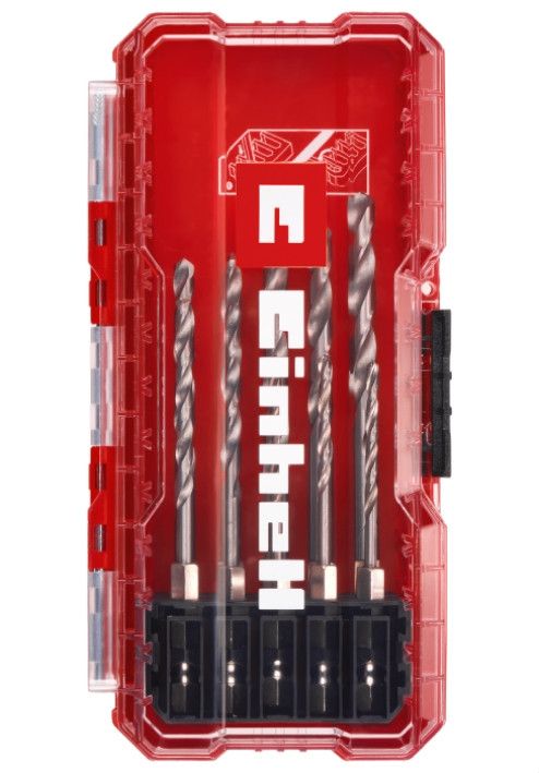 Набор сверл по металлу Einhell HSS, 10 шт, S-Case (108723)