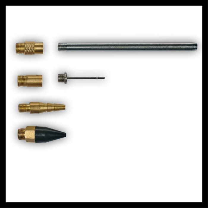 Пневмопістолет продувний Einhell з насадками, 7 шт Einhell Blow Out Gun Set (4132759)