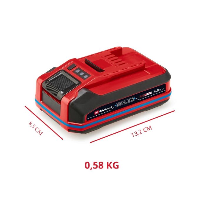 Акумулятор 4.0 Аг, герметичний, захист від води і пилу, макс. 900 Вт, тонкий корпус