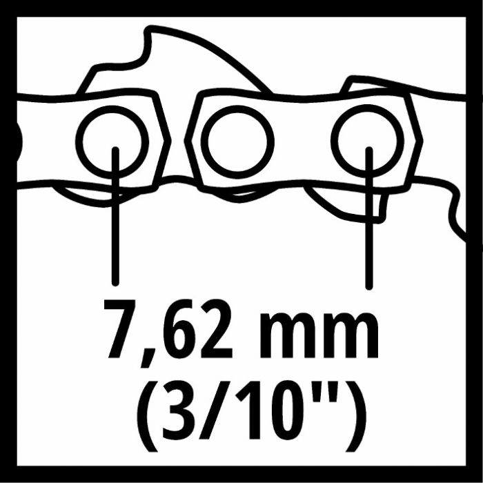 Цепь для пилы Einhell 15 см, 1.0 мм, 28T, 7.62 мм (4500174)