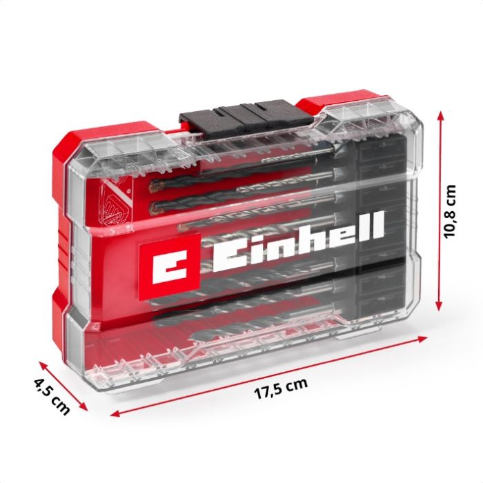 Набор универсальных сверл Einhell HSS, 16 шт, S-Case (108953)
