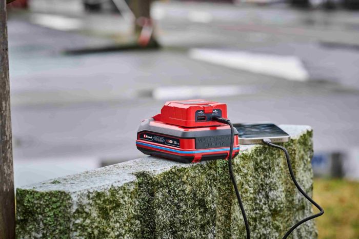 Зарядний  пристрій Type-C,  USB-акумулятора Einhell TC-CP 18 Li USB A/C - Solo (4514148)