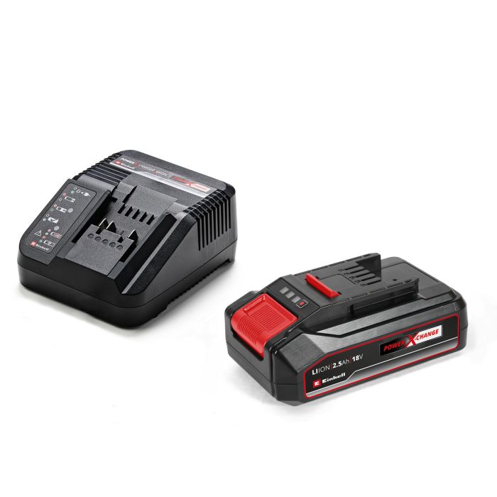 Шуруповерт ударний Einhell TE-CD 18/44 Li-i (1x2.5 Ah) X-Change, 18 В, 44 Нм, 1 акумулятор 2 Аг, LED