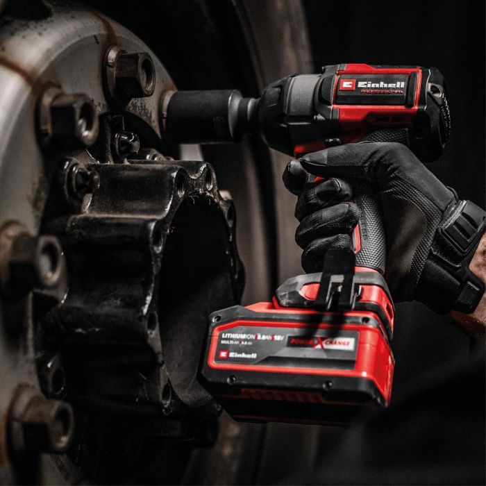 Гайковерт ударний  професійний аккумуляторний Einhell TP-CW 18/750-C Li BL - Solo (4510065) 1000 Нм