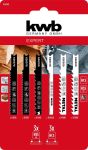 Полотна для лобзика, 6 шт, KWB (626280)