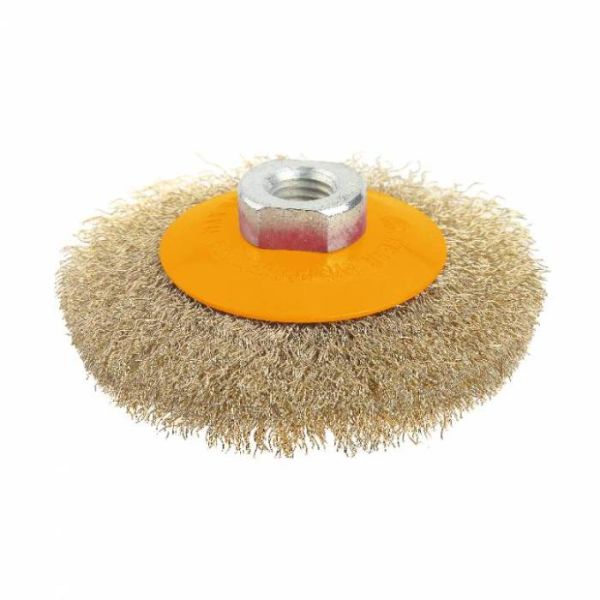 Щітка конусна гофрований дріт ПРОФІ 100 мм