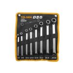 Комплект накидних ключів Tolsen 8 шт 6–22 мм у чохлі Профі