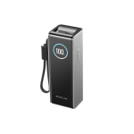 Павербанк EcoFlow RAPID Power Bank з кабелями 25000mAh сріблястий