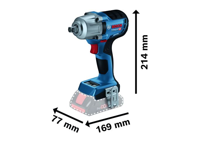 Ак ударний гайковерт Bosch GDS 18V-450 PC Professional (06019K4101)
