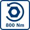 Ак ударний гайковерт Bosch GDS 18V-450 PC Professional (06019K4101)