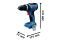 Ак ударний шурупокрут Bosch GSB 18V-65 Professional (06019N3307)