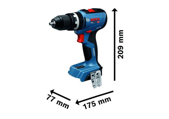 Ак ударний шурупокрут Bosch GSB 18V-65 Professional (06019N3307)