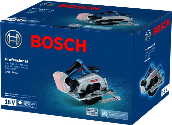 Акумуляторна Дискова пилка Bosch GKS 185-LI Professional (06016C1224)