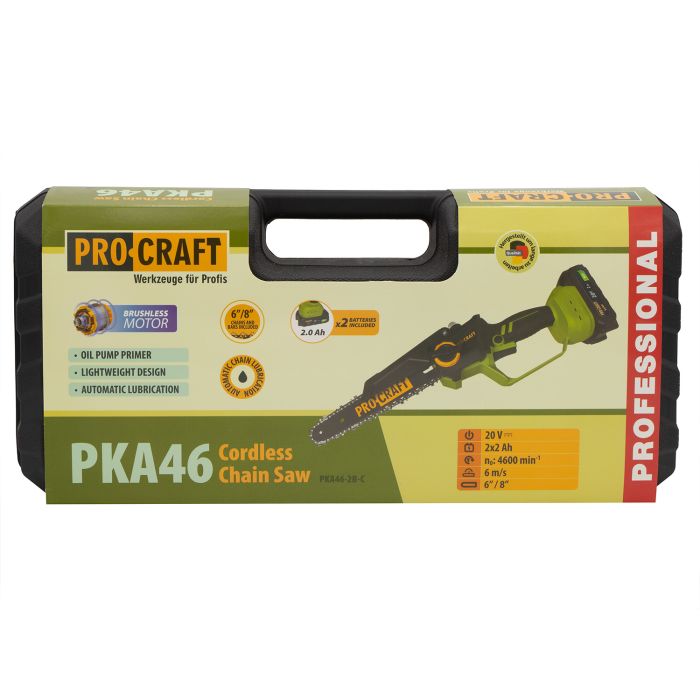 Акумуляторна міні пила Procraft PKA46 (2 акб) Кейс