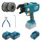 Акумуляторний пістолет для в’язання арматури PROFI-TEC PPTR0840 MaxGrip (2×PT2040VX(4.0 Аг), зарядний пристрій, кейс)