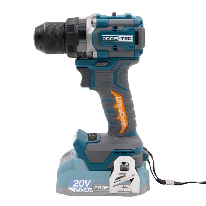Акумуляторний шуруповерт PROFI-TEC PPCD7020 UltraCore (2×PT2040EP (4.0Аг), зарядний пристрій)