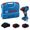 Акумуляторний гайковерт Bosch GDX 18V-200 2х4Аг. + GAL Professional (06019J2206)