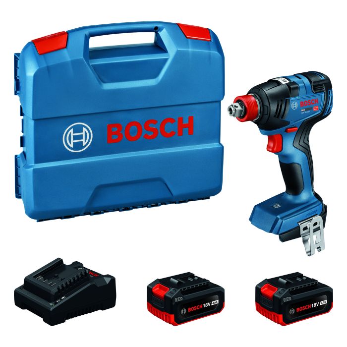 Акумуляторний гайковерт Bosch GDX 18V-200 2х4Аг. + GAL Professional (06019J2206)