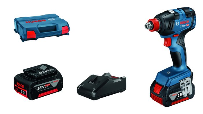 Акумуляторний гайковерт Bosch GDX 18V-200 2х4Аг. + GAL Professional (06019J2206)