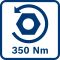 Акумуляторний гайковерт Bosch GDX 18V-200 2х4Аг. + GAL Professional (06019J2206)