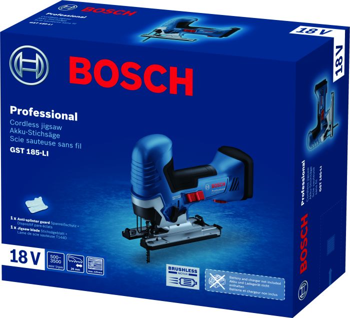 Акумуляторний лобзик Bosch GST 185-LI Professional (06015B2021)
