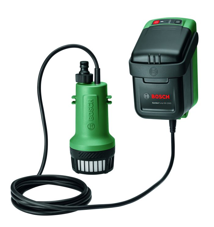 Акумуляторний насос Bosch GardenPump 18V-2000 (06008C4202)