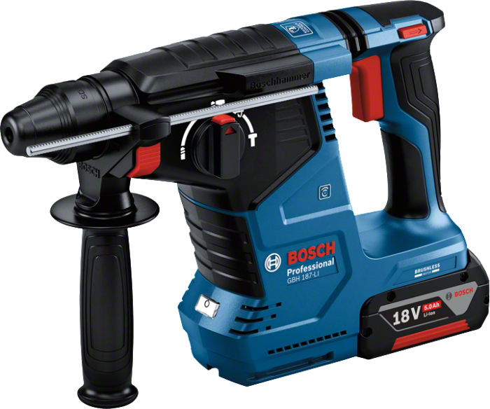 Акумуляторний перфоратор Bosch GBH 187-LI Professional (0611923020)