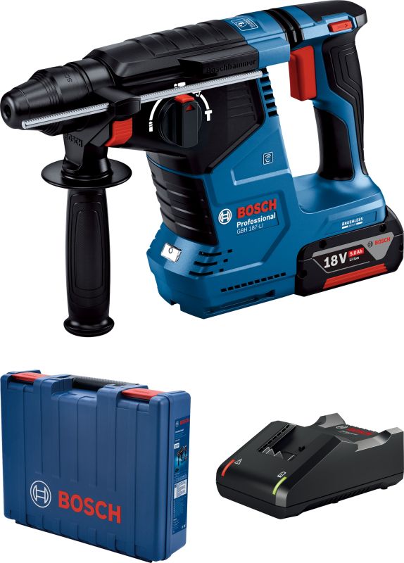 Акумуляторний перфоратор Bosch GBH 187-LI Professional (0611923022)
